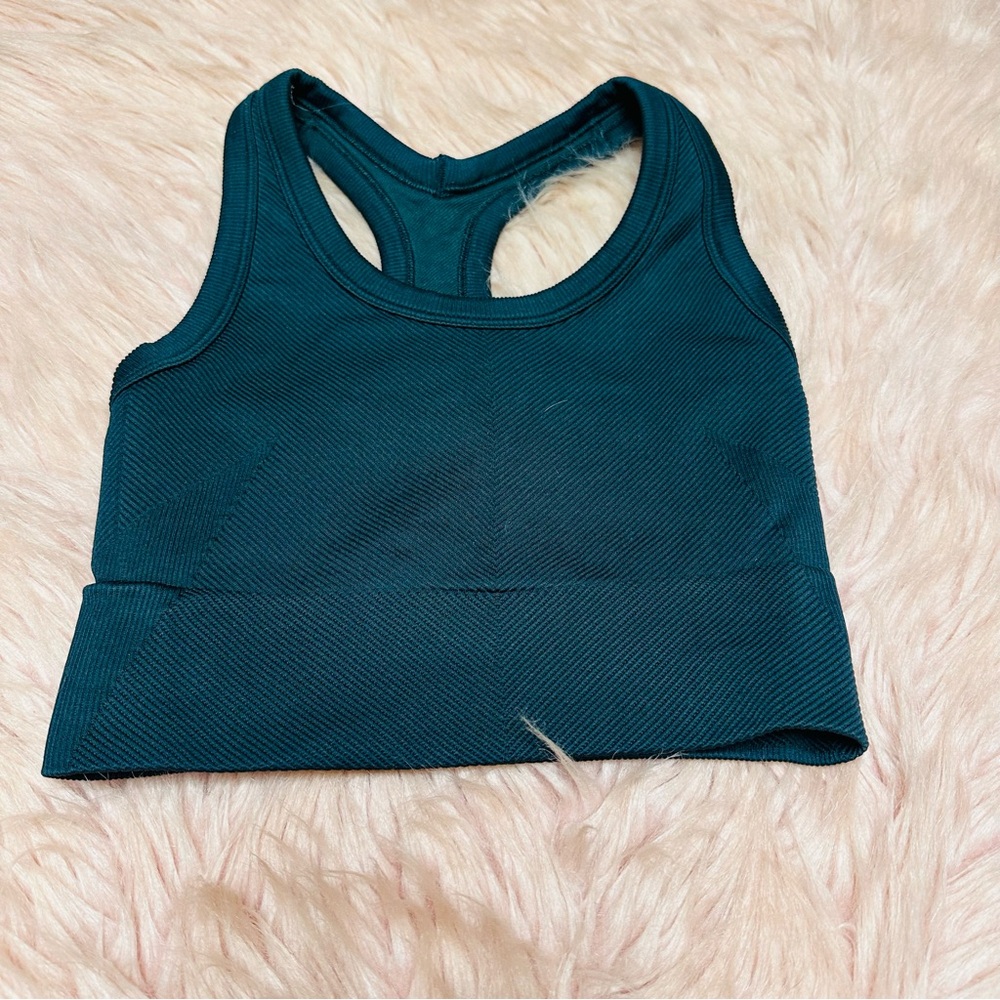 SPANX Teal Racerback Tank Top